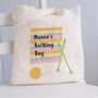 Personalised Knitting Tote Bag, thumbnail 1 of 2