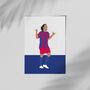 Ronaldinho Barcelona Poster, thumbnail 3 of 3