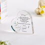 Father Of The Bride Wedding Heart Plaque Gift, thumbnail 3 of 5