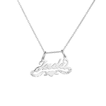 Personalised Script Heart Name Pendant Charm, 2 of 10