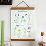 Spring Flowers Canvas Wall Hanging, thumbnail 10 of 12