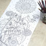 Personalised Sunflower Advent Calendar Colour In Poster, thumbnail 5 of 6