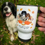 Personalised Pupkin Patch Dog Lover Travel Mug, thumbnail 3 of 10