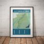 Cotswold Way Map Art Print With Tick List, thumbnail 3 of 8