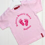Personalised Baby Feet Babygrow/T Shirt, thumbnail 3 of 10
