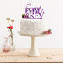 Personalised 'Engaged' Name Cake Topper, thumbnail 2 of 3