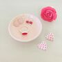 Porcelain Pink Ring / Trinket Dish, thumbnail 3 of 4