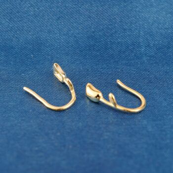 Rosebud Hoop Earrings, 6 of 7