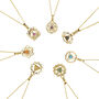 Throat Chakra Turquoise Gold Vermeil Necklace, thumbnail 4 of 10