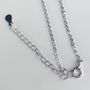 Sterling Silver Crystal Heart Pendant Necklace, thumbnail 2 of 5