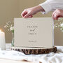 Modern Personalised Wedding Guest Book, thumbnail 4 of 4
