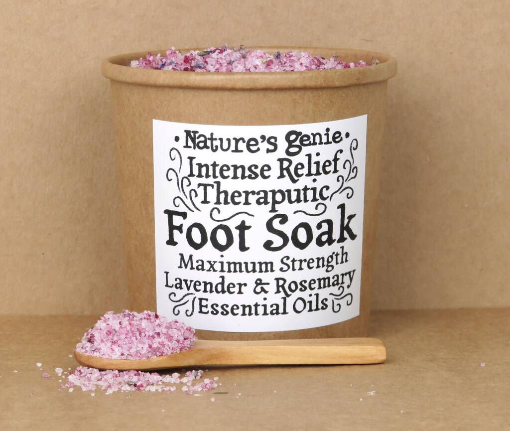 Lavender And Rosemary Foot Soak Therapy Crystal, 1 of 6
