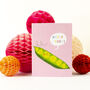 Mini Pink Peas Card, thumbnail 4 of 5