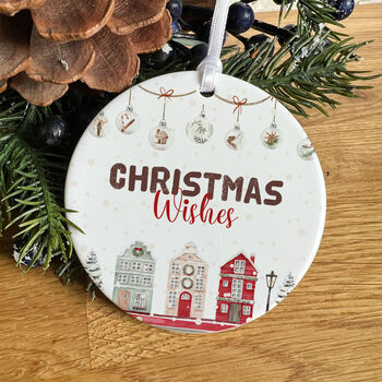 Christmas Wishes Ornament Gift For Her Him, 2 of 7