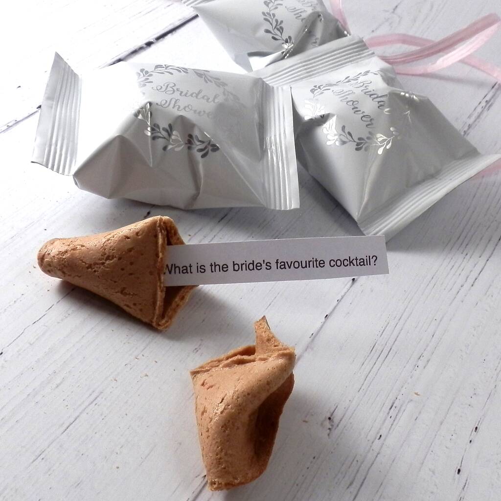 Bridal Shower And Hen Party Fortune Cookies By Bunting & Barrow