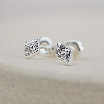 Sterling Silver Mini Diamond Studs, 2 of 3