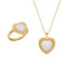 Opal Heart Ring Gift Set, thumbnail 3 of 8
