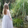 Mary Jane In Grey Flower Girl ~ Lilly + Bo Collection, thumbnail 6 of 9