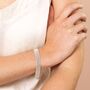 Wide Beaded Band Bracelet, thumbnail 5 of 6