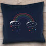 Rainbow Cushion Beginners Embroidery Kit, thumbnail 1 of 4
