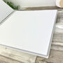 Personalised Wedding Script Text Memory Scrapbook / Guest Book, thumbnail 5 of 6