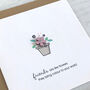 Flower Pot, Friend Card, thumbnail 9 of 11