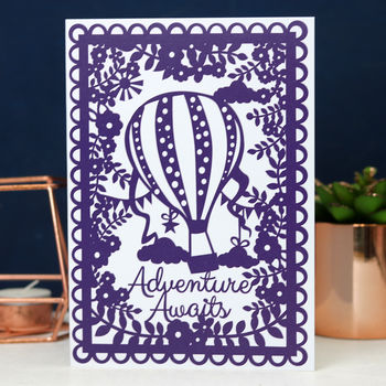 Adventure Awaits Printed Card A6, 3 of 3
