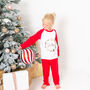 Personalised Christmas Family Matching Pyjamas Nordic Wreath, thumbnail 7 of 12