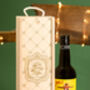 Personalised Wooden Boxed Sherry, thumbnail 3 of 3