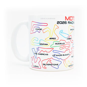 Moto 2026 Gp Racing Circuits Mug White Edition, 5 of 5