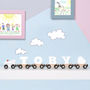 Personalised White Wooden Name Train, thumbnail 8 of 11