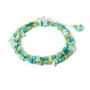 Amazonite And Turquoise Beaded Wrap Bracelet, thumbnail 4 of 5