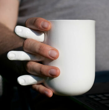 Funny Mug With Fingers, 4 of 9