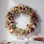 Autumnal Dried Flower Wreath, thumbnail 1 of 6