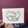 Personalised 50th Silver Papercut Birthday Card, thumbnail 6 of 11
