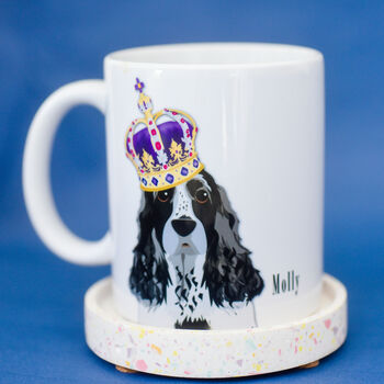 King's Coronation Royal Dog Personalised Mug, 2 of 11