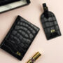 Personalised Croc Leather Passport Cover, thumbnail 4 of 12