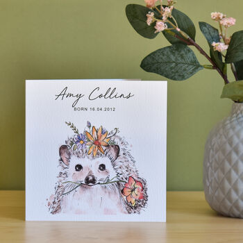 Watercolour Baby Animal Card, 2 of 4