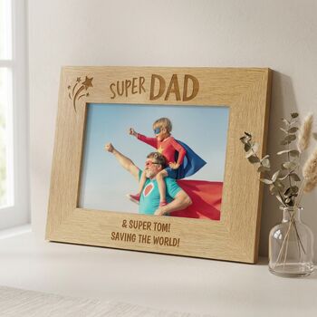 Super Dad Photo Frame Fathers Day Gifts 6x4, 9 of 9
