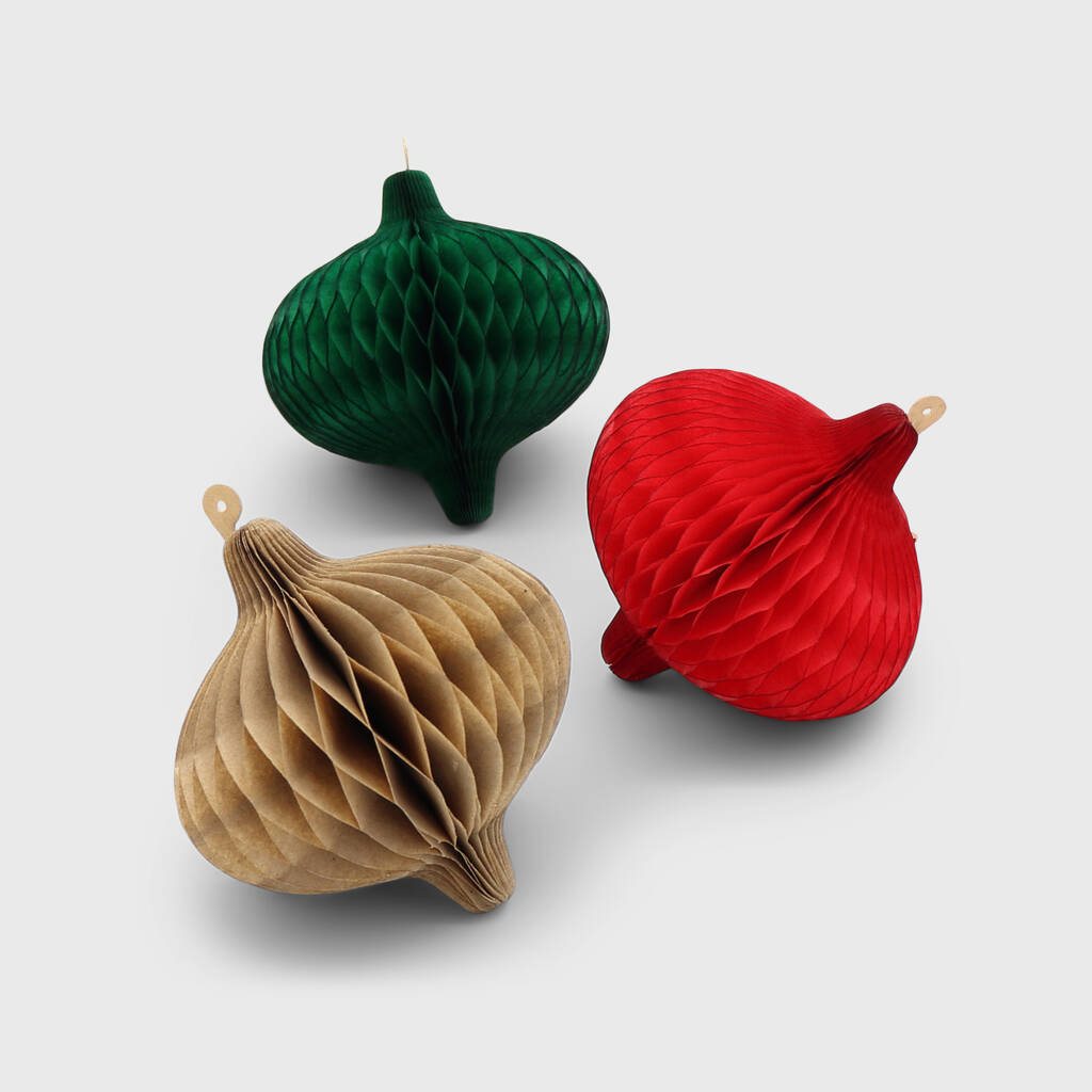 Onion Paper Decoration Set By Paper Dreams