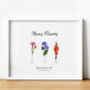 Personalised Granny's Garden Family Birth Flower Gift, thumbnail 2 of 7