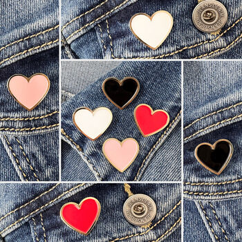 Happy Mothers Day Heart Pin Badge, 7 of 9