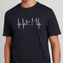 Funny Rugby Heartbeat T Shirt Gift For Him, thumbnail 1 of 3
