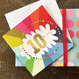 Colourful Cloud 10th Birthday Card, thumbnail 4 of 4