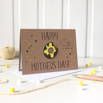 Personalised Donut Mother's Day Card, Card For Mum, 2 of 8