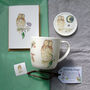 Tawny Owl Mug And Coaster Gift Set, thumbnail 1 of 4