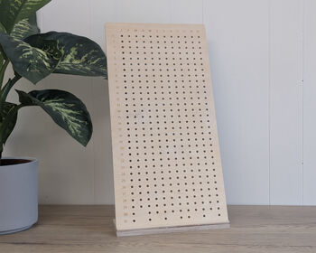 Mindfulness Habit Tracker – Daily Wooden Wellness Board, 4 of 7