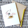 Clever Clogs Congratulations Card Can Be Personalised, thumbnail 3 of 6