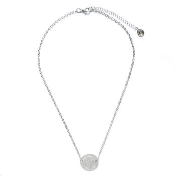 Silver Plated Filigree Disc Necklace, 5 of 9