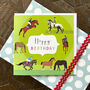Horse Riding Birthday Card, thumbnail 1 of 5
